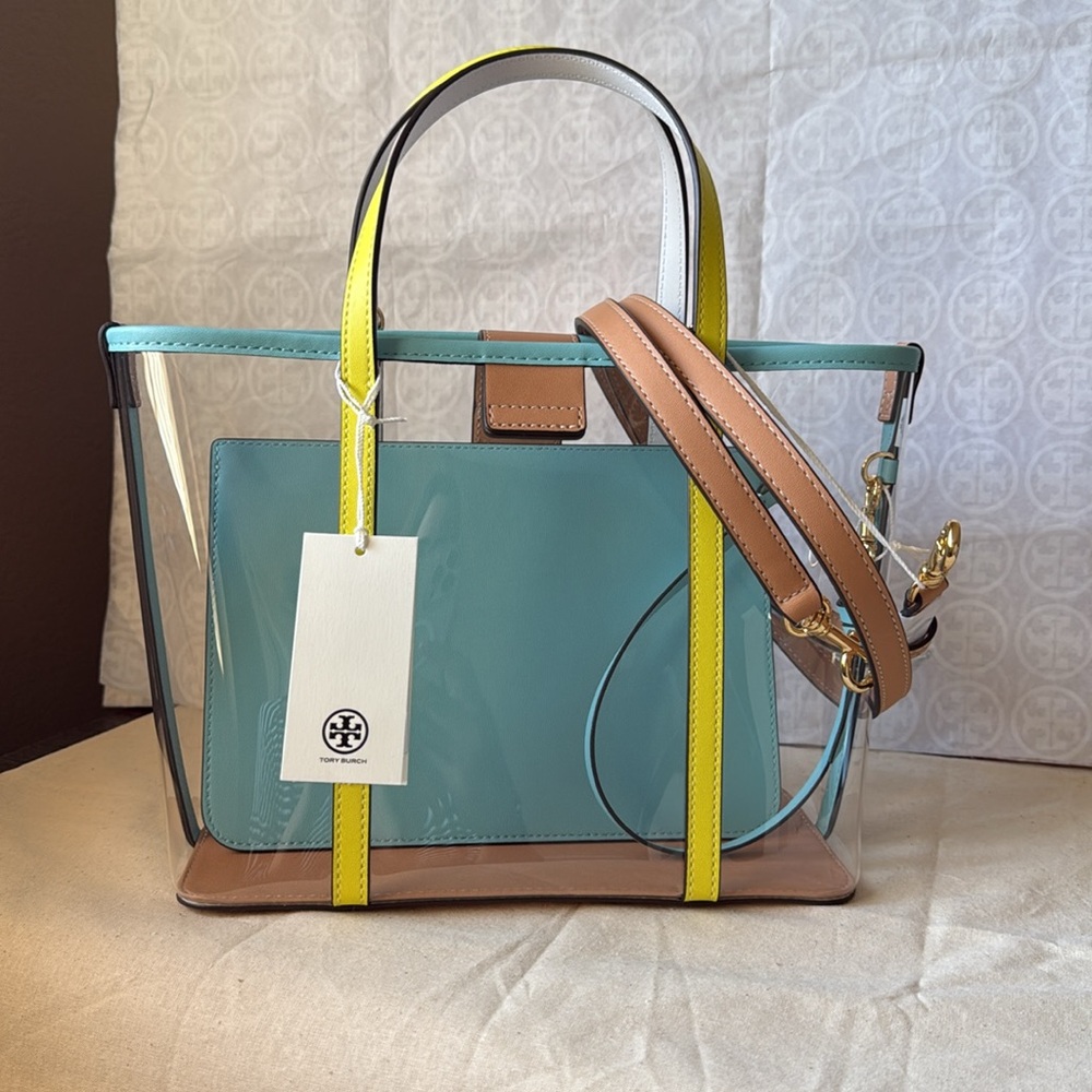 NWT , tory burch blake clear small tote bag - Picture 5 of 13